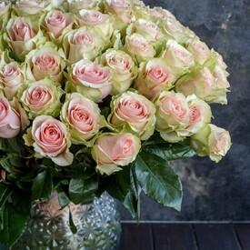 Букет из 51  розы Тиффани 50см